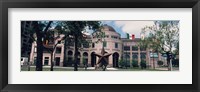 Framed Facade of a building, Texas State History Museum, Austin, Texas, USA
