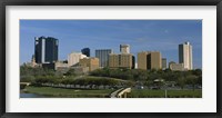 Framed Buildings in a city, Fort Worth, Texas