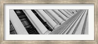 Framed Courthouse Steps in New York City, New York State