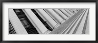 Framed Courthouse Steps in New York City, New York State