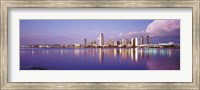 Framed USA, California, San Diego, Financial district