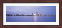 Framed Buildings on the waterfront, Dallas, Texas, USA