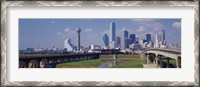 Framed Office Buildings In A City, Dallas, Texas, USA