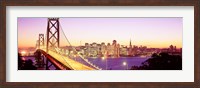 Framed San Francisco Skyline with Golden Gate Bridge