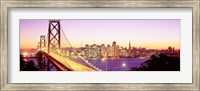 Framed San Francisco Skyline with Golden Gate Bridge