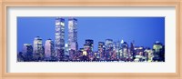 Framed Evening, Lower Manhattan, NYC, New York City, New York State, USA