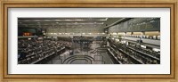Framed Empty mercantile exchange, Chicago Mercantile Exchange, Chicago, Illinois, USA