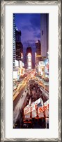 Framed High Angle view of Times Square, NYC