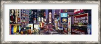 Framed High angle view of traffic on a road, Times Square, Manhattan, New York City, New York State, USA