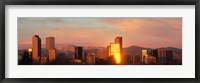 Framed Denver skyline