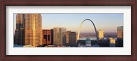 Framed St. Louis skyline