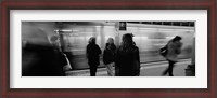 Framed Subway, Station, NYC, New York City, New York State, USA