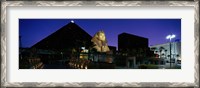 Framed Luxor Hotel Las Vegas Nevada USA
