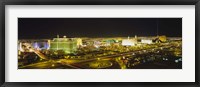 Framed Night view of Las Vegas, Nevada