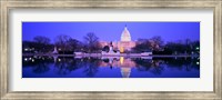 Framed Christmas, US Capitol, Washington DC, District Of Columbia, USA