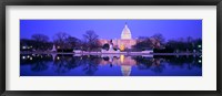 Framed Christmas, US Capitol, Washington DC, District Of Columbia, USA