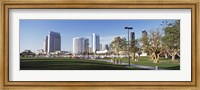 Framed USA, California, San Diego, Marina Park