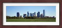 Framed Dallas on a clear day,TX