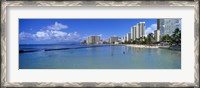Framed Waikiki Beach Honolulu Oahu HI