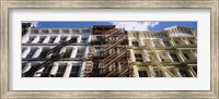 Framed Low Angle View Of A Building, Soho, Manhattan, NYC, New York City, New York State, USA