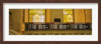Framed Arrival departure board in a station, Grand Central Station, Manhattan, New York City, New York State, USA
