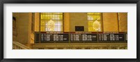 Framed Arrival departure board in a station, Grand Central Station, Manhattan, New York City, New York State, USA