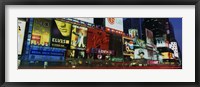 Framed Billboards On Buildings In A City, Times Square, NYC, New York City, New York State, USA