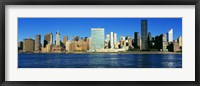 Framed New York Ciry Skyline (horizontal)