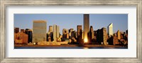Framed Skyline, Manhattan, New York State, USA