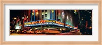 Framed Manhattan, Radio City Music Hall, NYC, New York City, New York State, USA