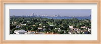 Framed High Angle View Of The City, Miami, Florida, USA