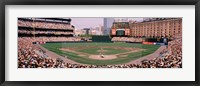 Framed High angle view of a baseball field, Baltimore, Maryland