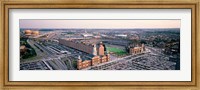 Framed Aerial view of a baseball field, Baltimore, Maryland, USA