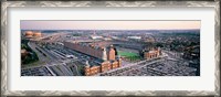 Framed Aerial view of a baseball field, Baltimore, Maryland, USA