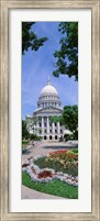 Framed USA, Wisconsin, Madison, State Capital Building