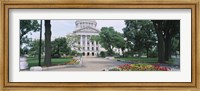Framed State Capital Building, Madison, Wisconsin, USA