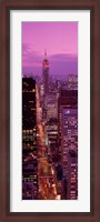 Framed High angle view of a city, Fifth Avenue, Midtown Manhattan, New York City, New York State, USA