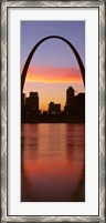 Framed US, Missouri, St. Louis, Sunrise