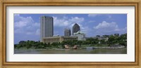 Framed Columbus, Ohio on a Cloudy day