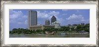 Framed Columbus, Ohio on a Cloudy day