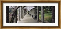 Framed Columns Along A Path In A Garden, Maymont, Richmond, Virginia, USA