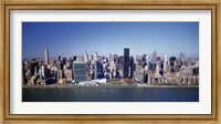 Framed Buildings on the waterfront, Manhattan, New York City, New York State, USA