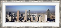 Framed Aerial view of Atlanta, Georgia