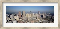 Framed High angle view of downtown Atlanta, Georgia, USA