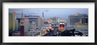 Framed Strip at Dusk, Las Vegas, Nevada