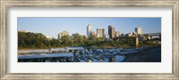 Framed City At Dusk, Memphis, Tennessee, USA