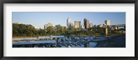 Framed City At Dusk, Memphis, Tennessee, USA