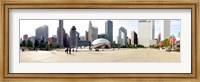 Framed Buildings in a city, Millennium Park, Chicago, Illinois, USA