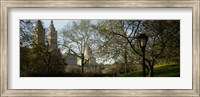 Framed Park In Front Of A Building, Central Park, NYC, New York City, New York State, USA