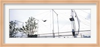 Framed Trapeze School New York, Hudson River Park, NYC, New York City, New York State, USA